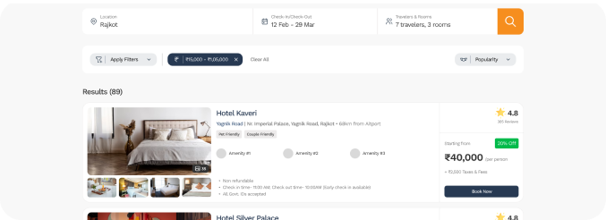 Flight & Hotel Booking Portal Flight & Hotel Booking Portal